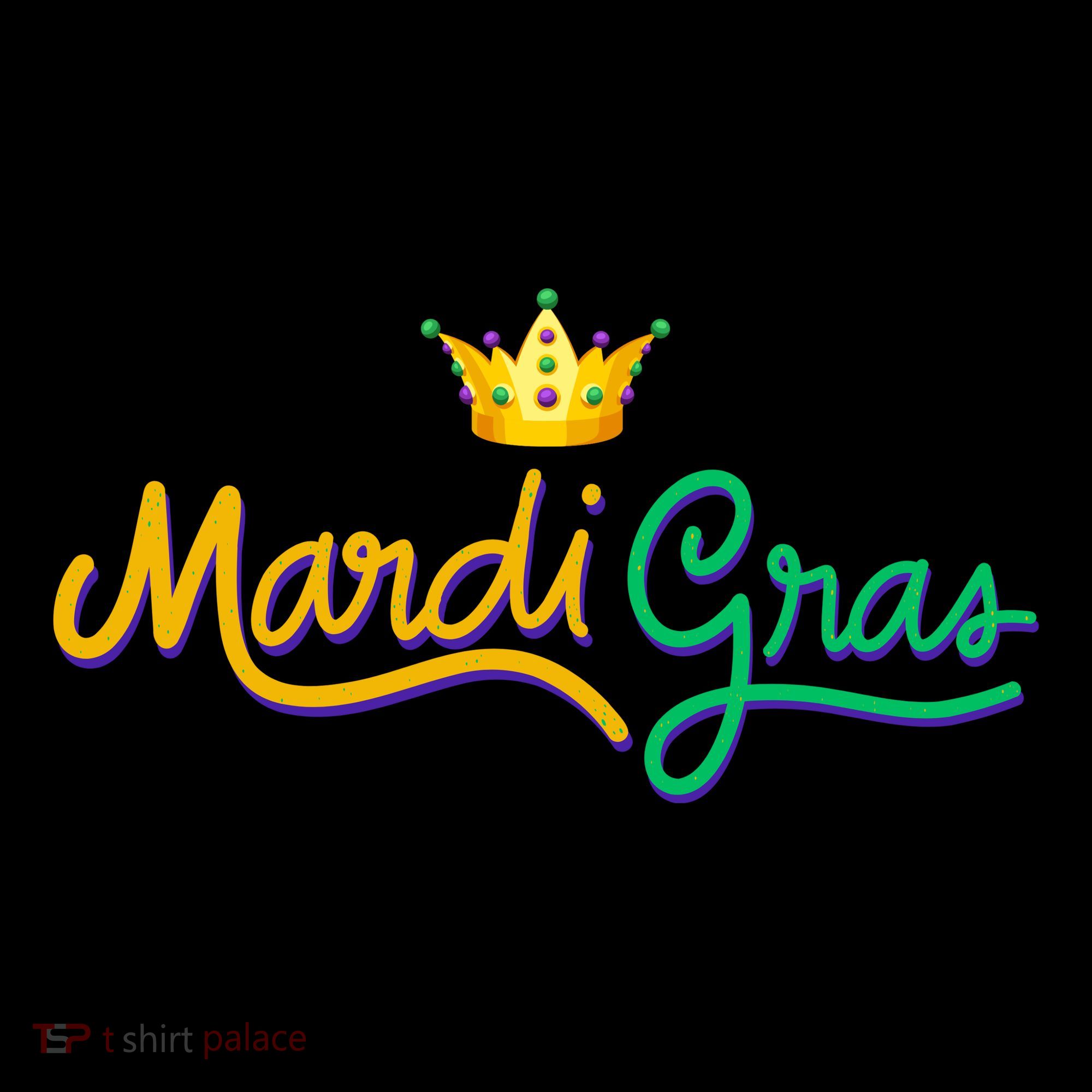 Mardi Gras Crown Celebration Bucket Hat