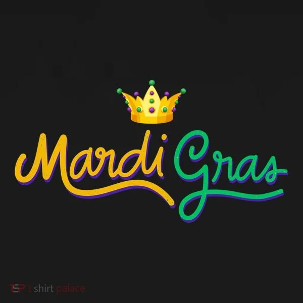 Mardi Gras Crown Celebration Bucket Hat