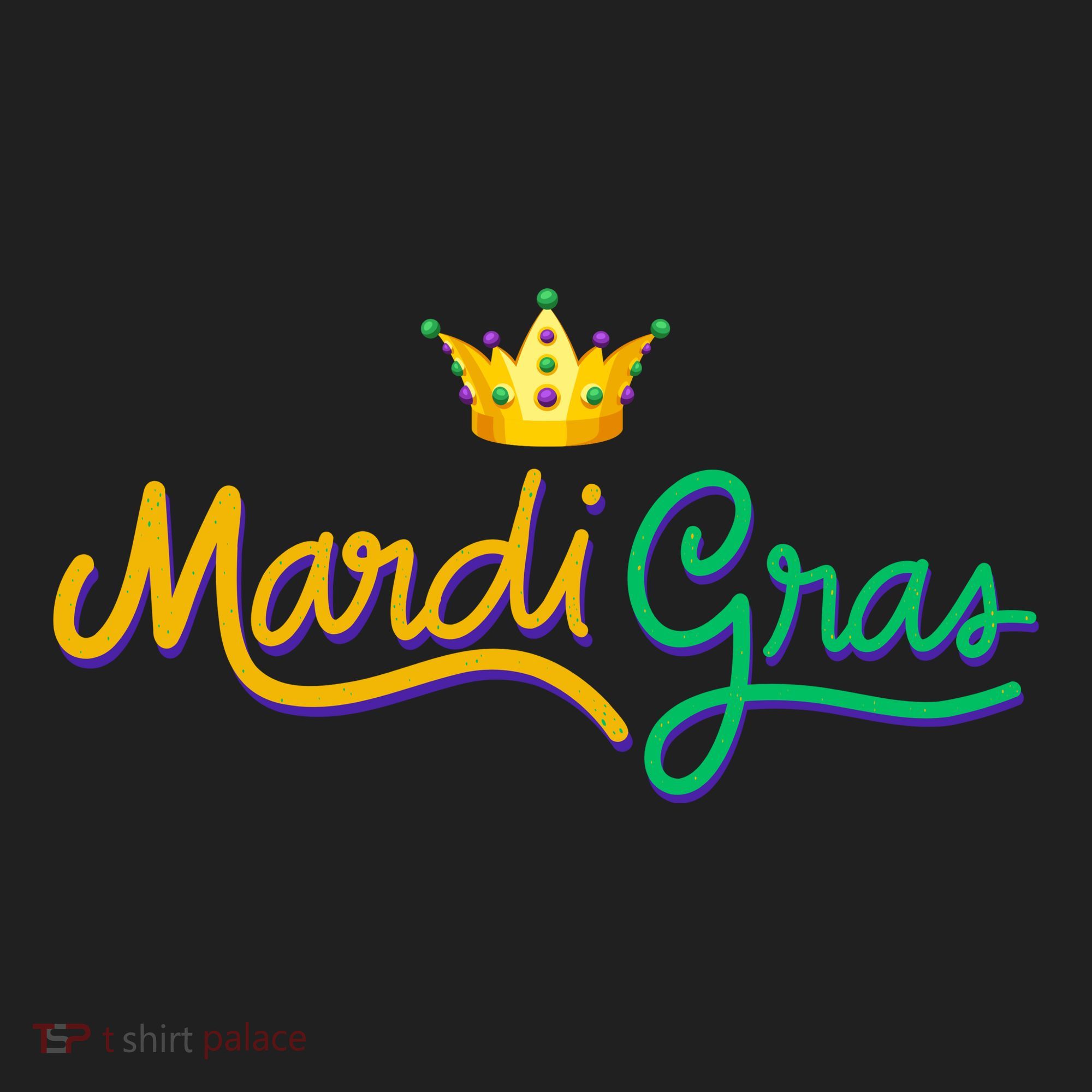 Mardi Gras Crown Celebration Beanie