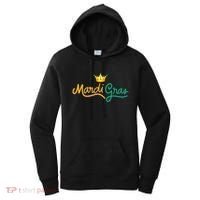 Mardi Gras Crown Celebration Women's Hoodie thumb 0