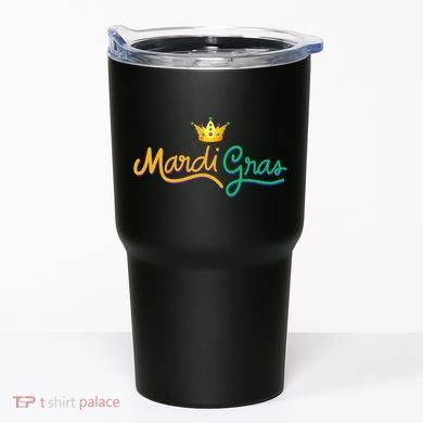 Mardi Gras Crown Celebration Tumbler