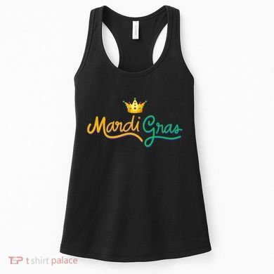 Mardi Gras Crown Celebration Women's Tank Top