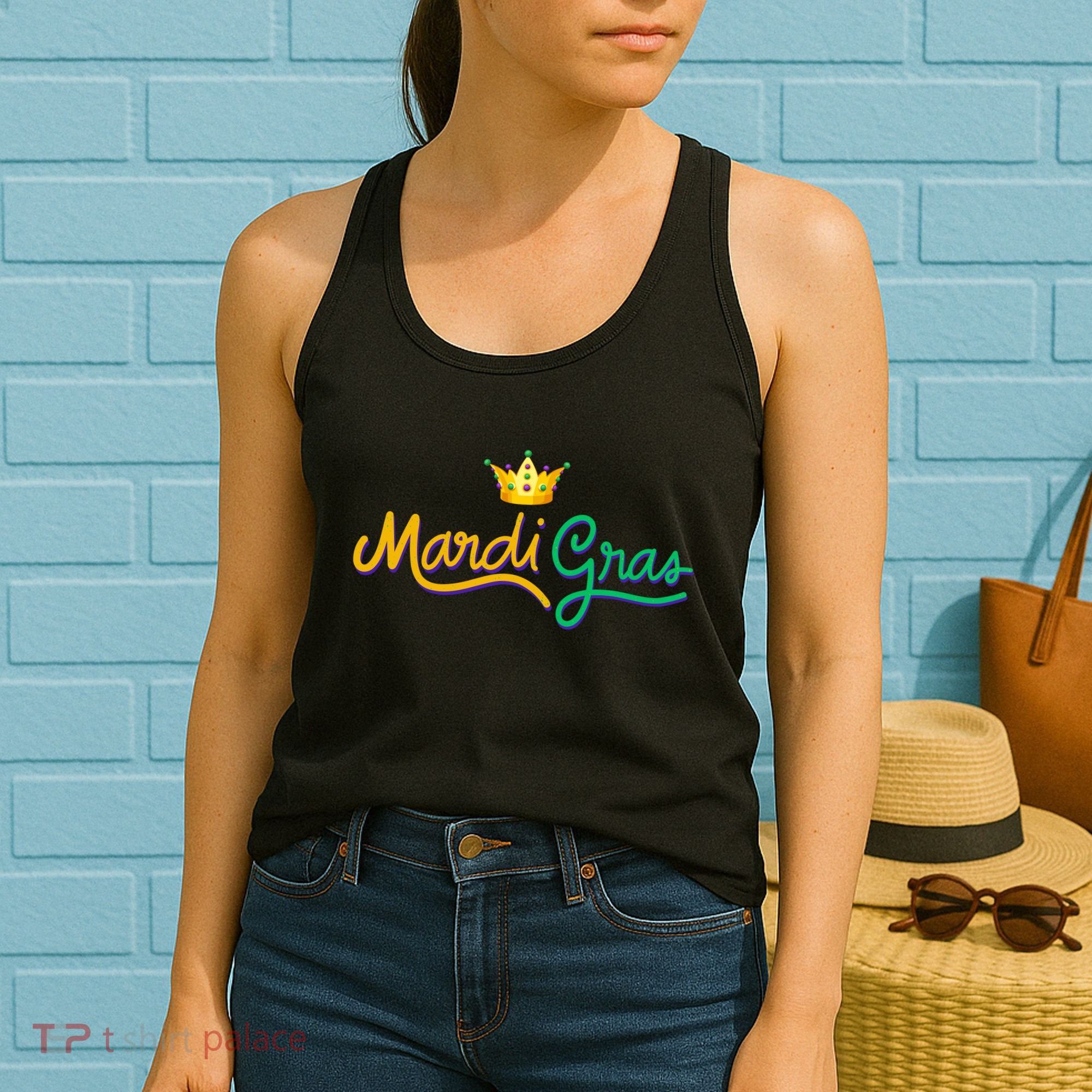 Mardi Gras Crown Celebration Women's Tank Top