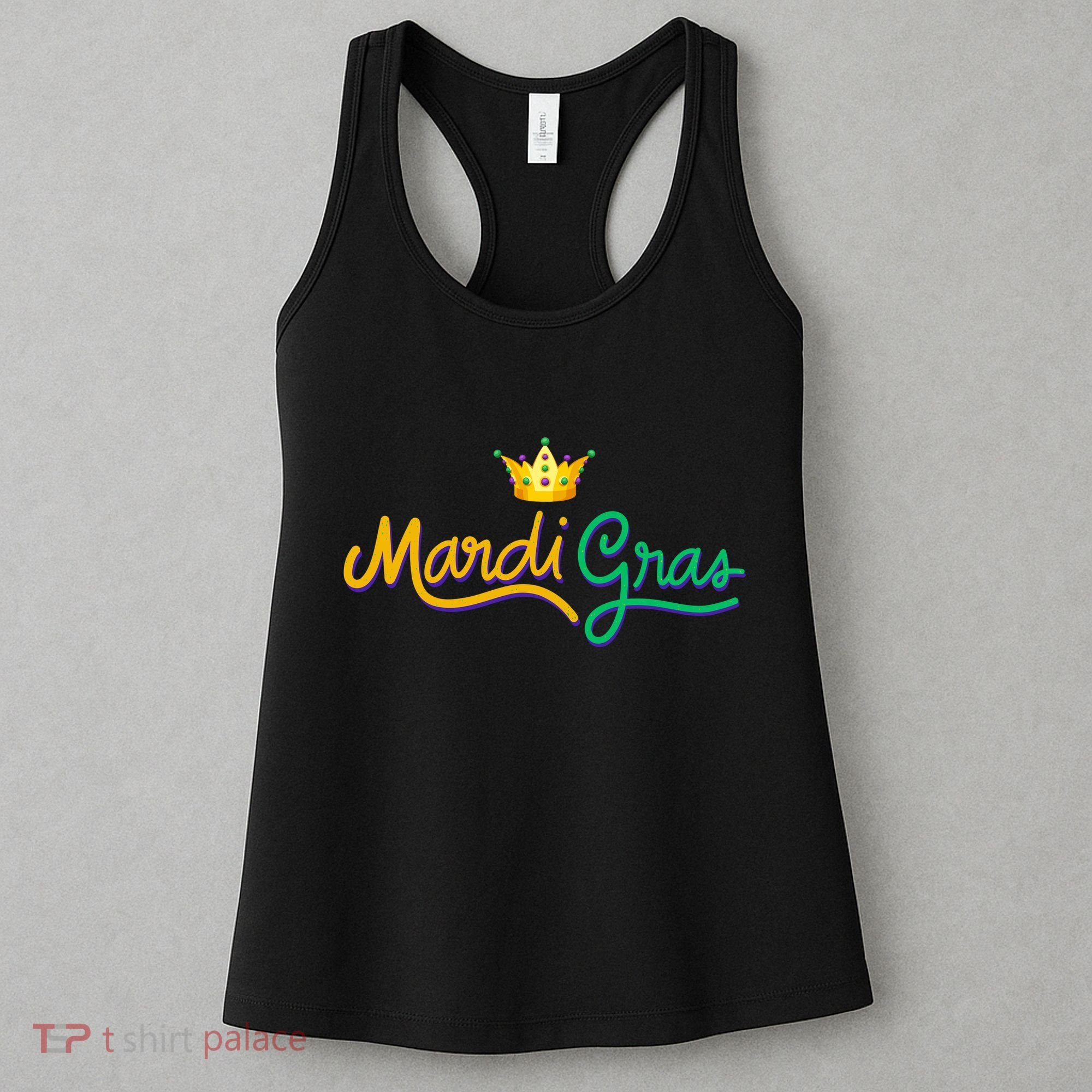 Mardi Gras Crown Celebration Women's Tank Top