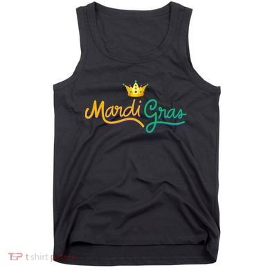 Mardi Gras Crown Celebration Tank Top