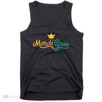 Mardi Gras Crown Celebration Tank Top thumb 0