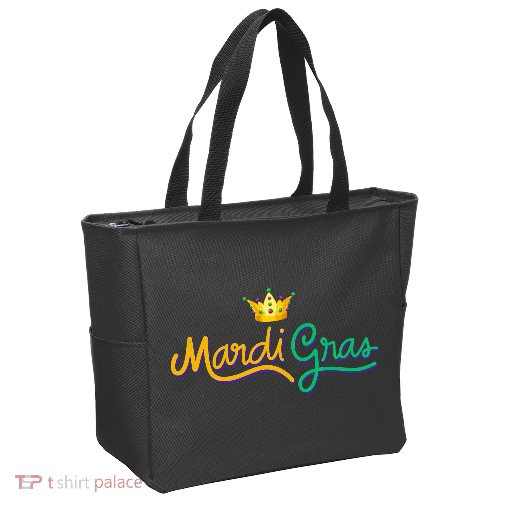 Mardi Gras Crown Celebration Tote Bag