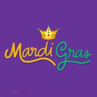 Mardi Gras Crown Celebration Hoodie thumb 2