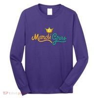 Mardi Gras Crown Celebration Long Sleeve Shirt thumb 0