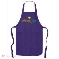 Mardi Gras Crown Celebration Apron thumb 0