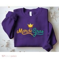 Mardi Gras Crown Celebration Sweatshirt thumb 2