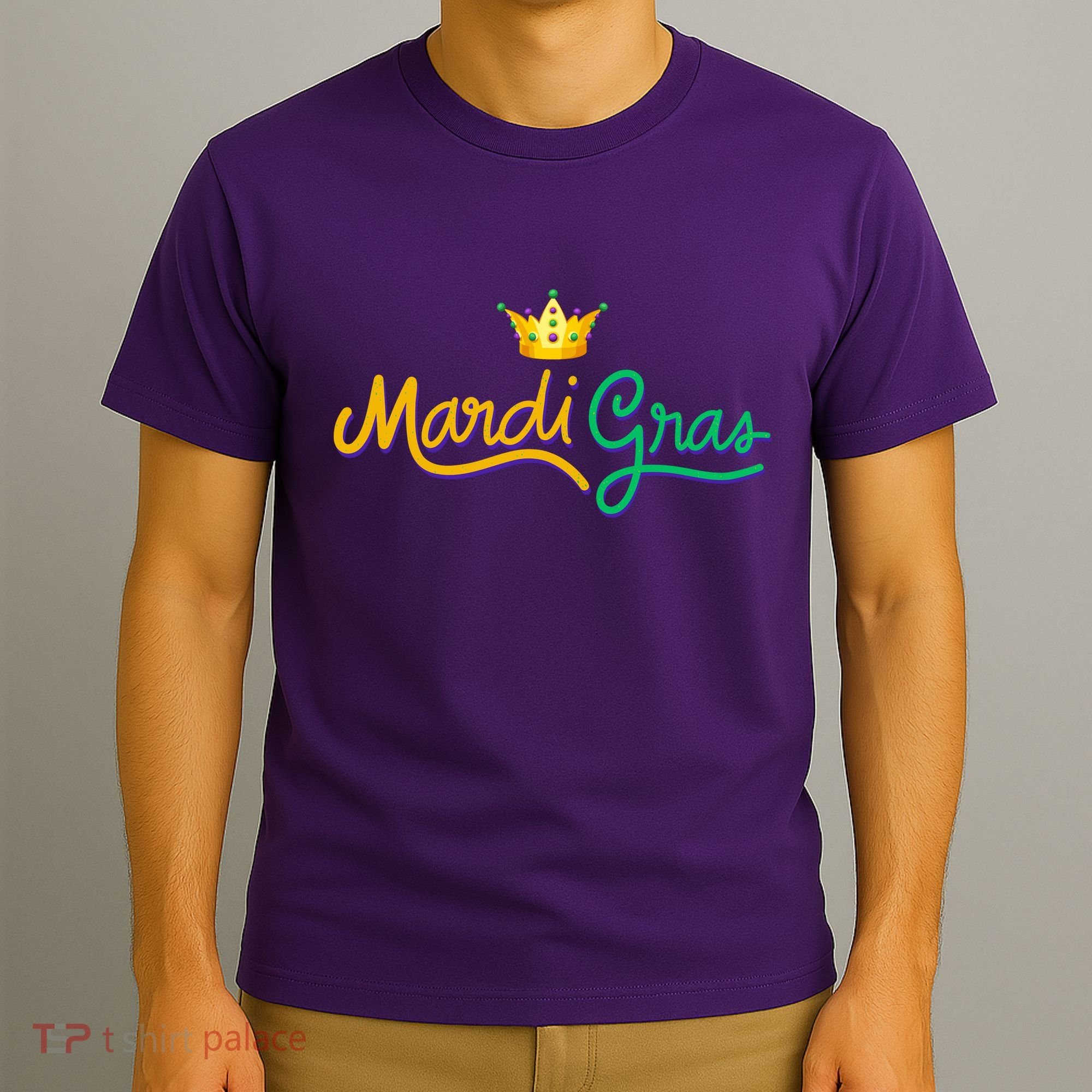 Mardi Gras Crown Celebration T-Shirt