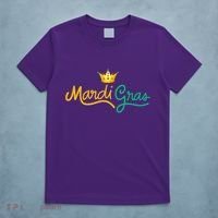Mardi Gras Crown Celebration T-Shirt thumb 5