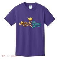 Mardi Gras Crown Celebration Kids T-Shirt thumb 0