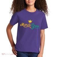 Mardi Gras Crown Celebration Kids T-Shirt thumb 2