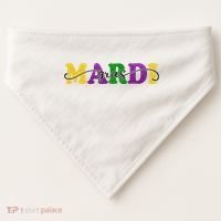 Mardi Gras Celebration Festive USA-Made Doggie Bandana thumb 0