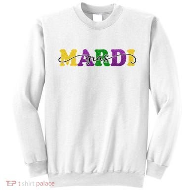 Mardi Gras Celebration Festive Sweatshirt