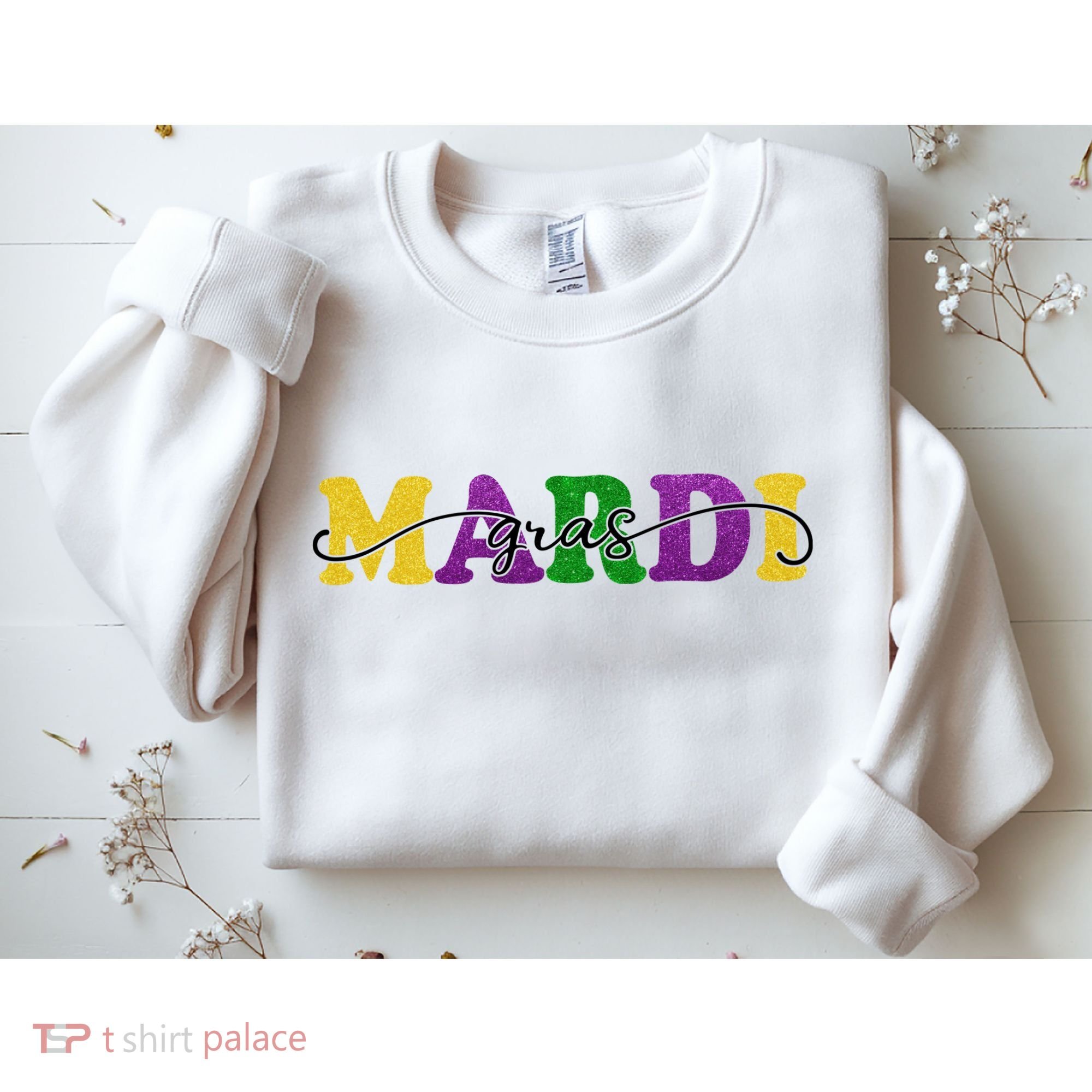 Mardi Gras Celebration Festive Sweatshirt