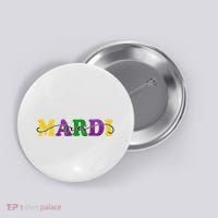 Mardi Gras Celebration Festive Button thumb 0