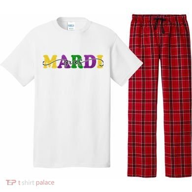 Mardi Gras Celebration Festive Pajama Set