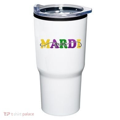 Mardi Gras Celebration Festive Tumbler