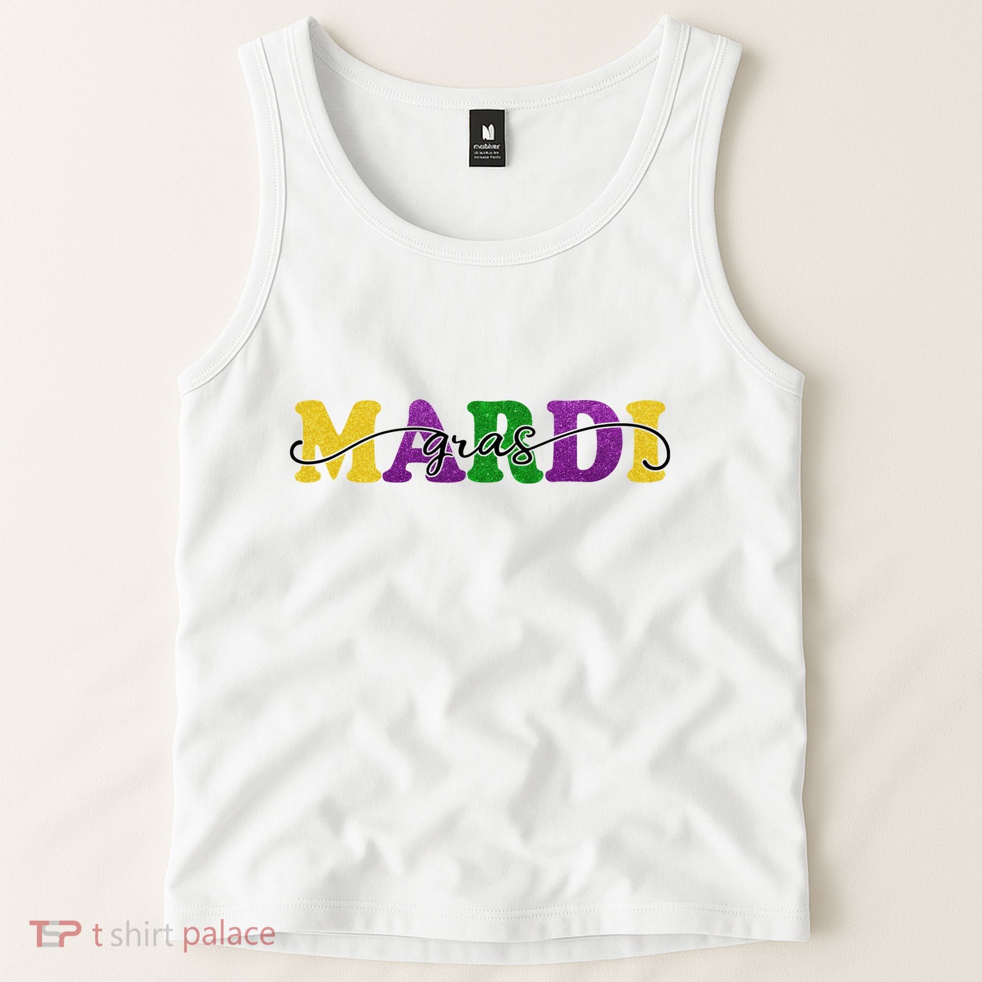 Mardi Gras Celebration Festive Tank Top