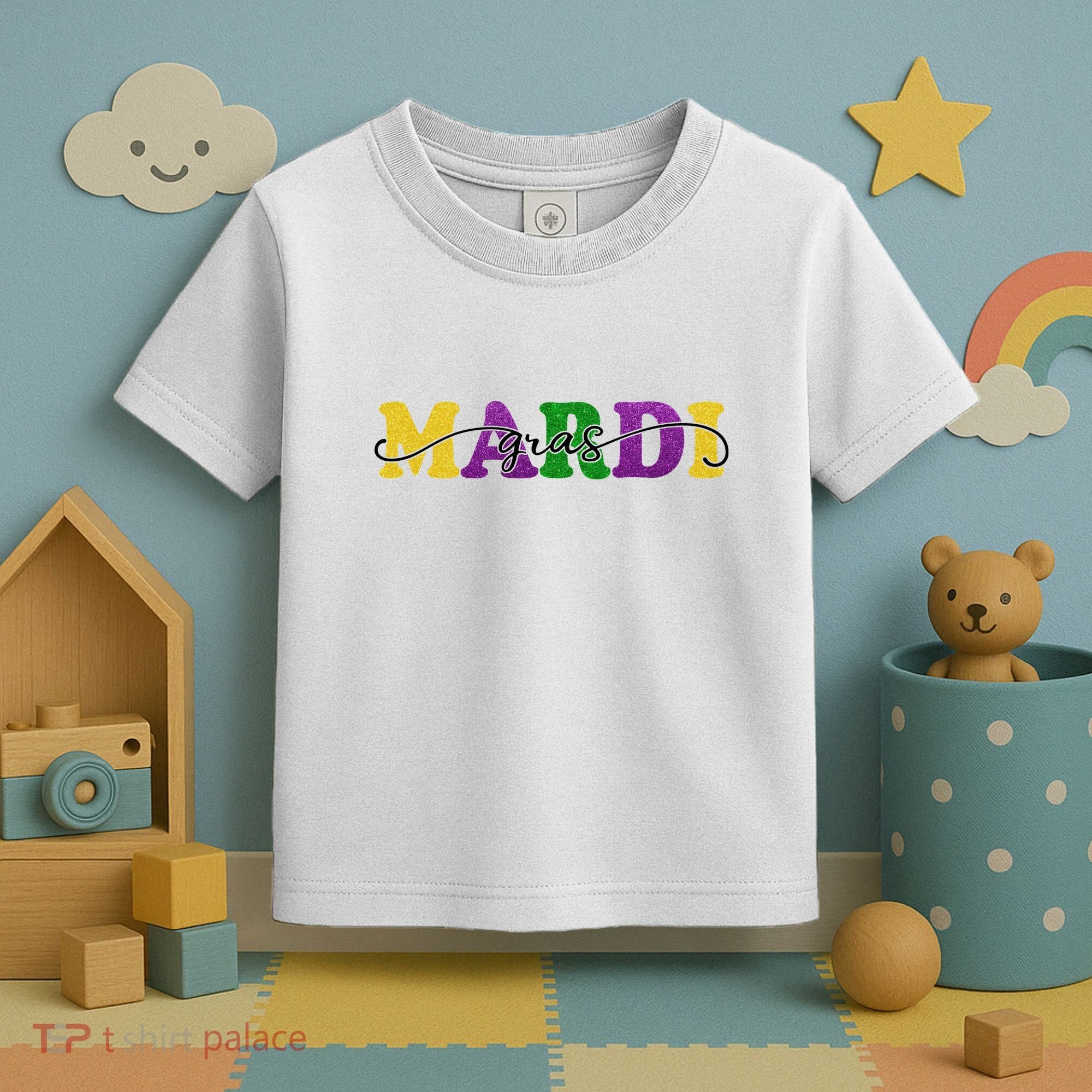 Mardi Gras Celebration Festive Toddler T-Shirt