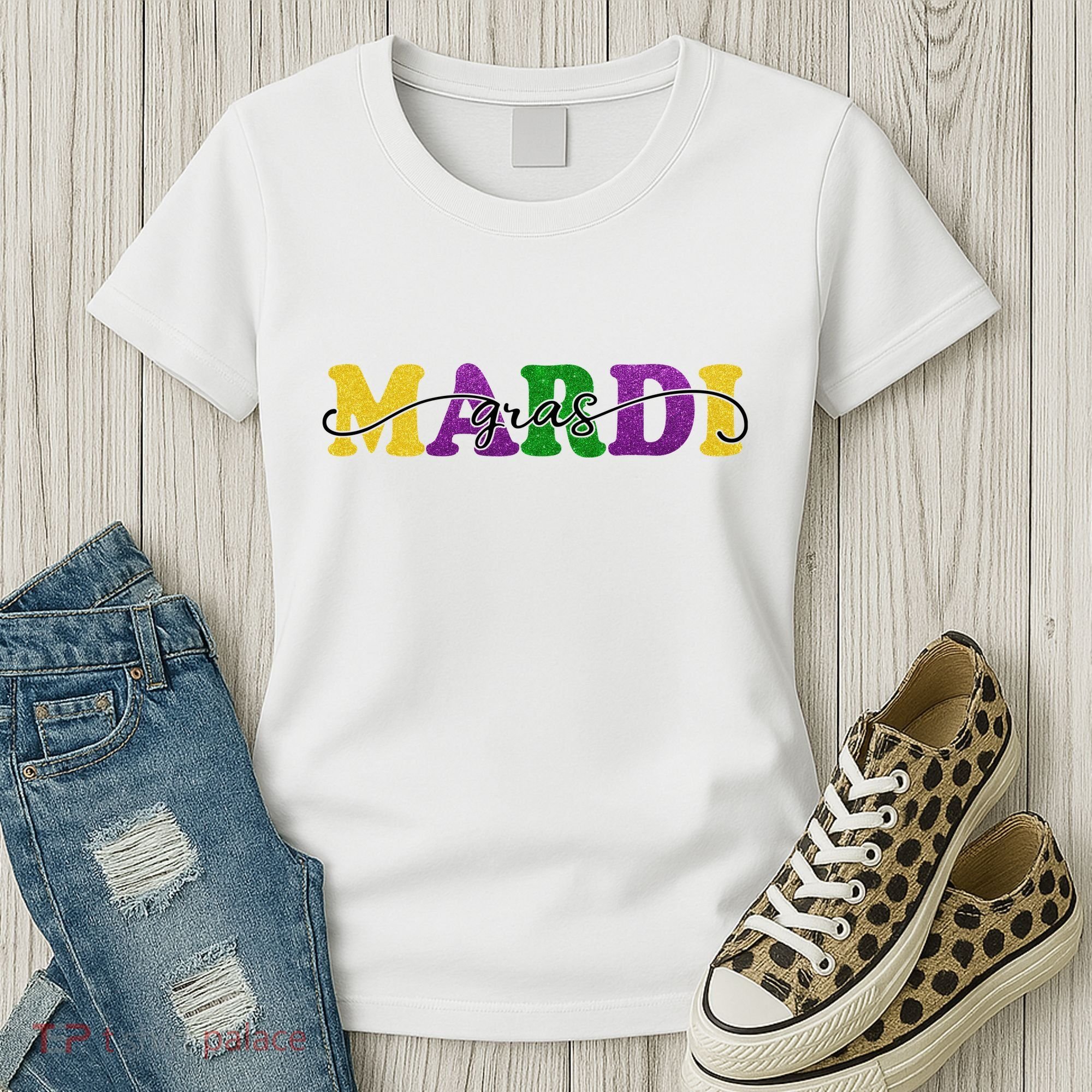 Mardi Gras Celebration Festive Women's T-Shirt