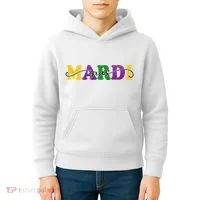 Mardi Gras Celebration Festive Kids Hoodie thumb 4