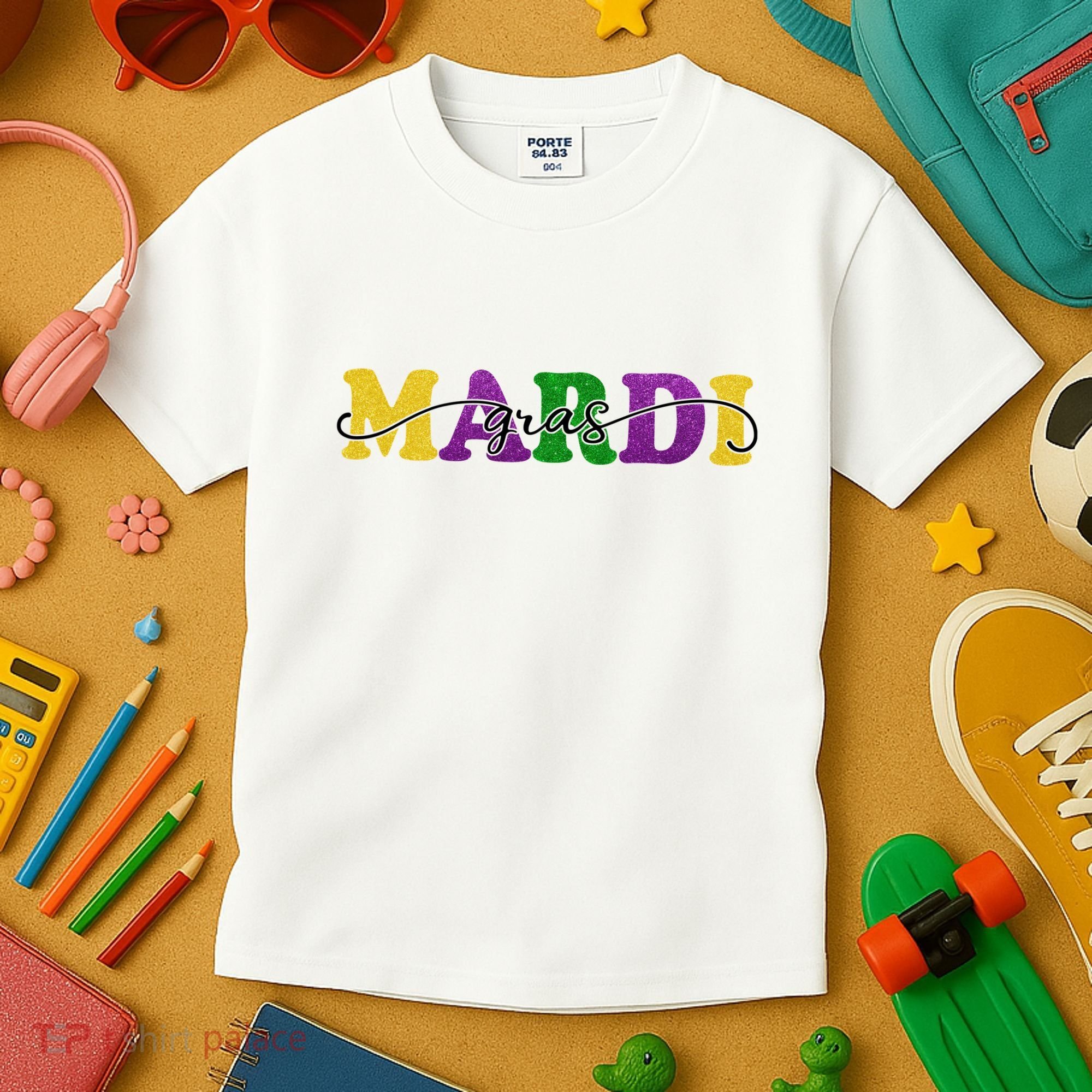 Mardi Gras Celebration Festive Kids T-Shirt