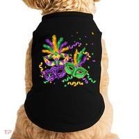 Mardi Gras Carnival New Orleans Celebration Doggie Tank thumb 0