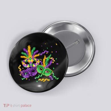 Mardi Gras Carnival New Orleans Celebration Button