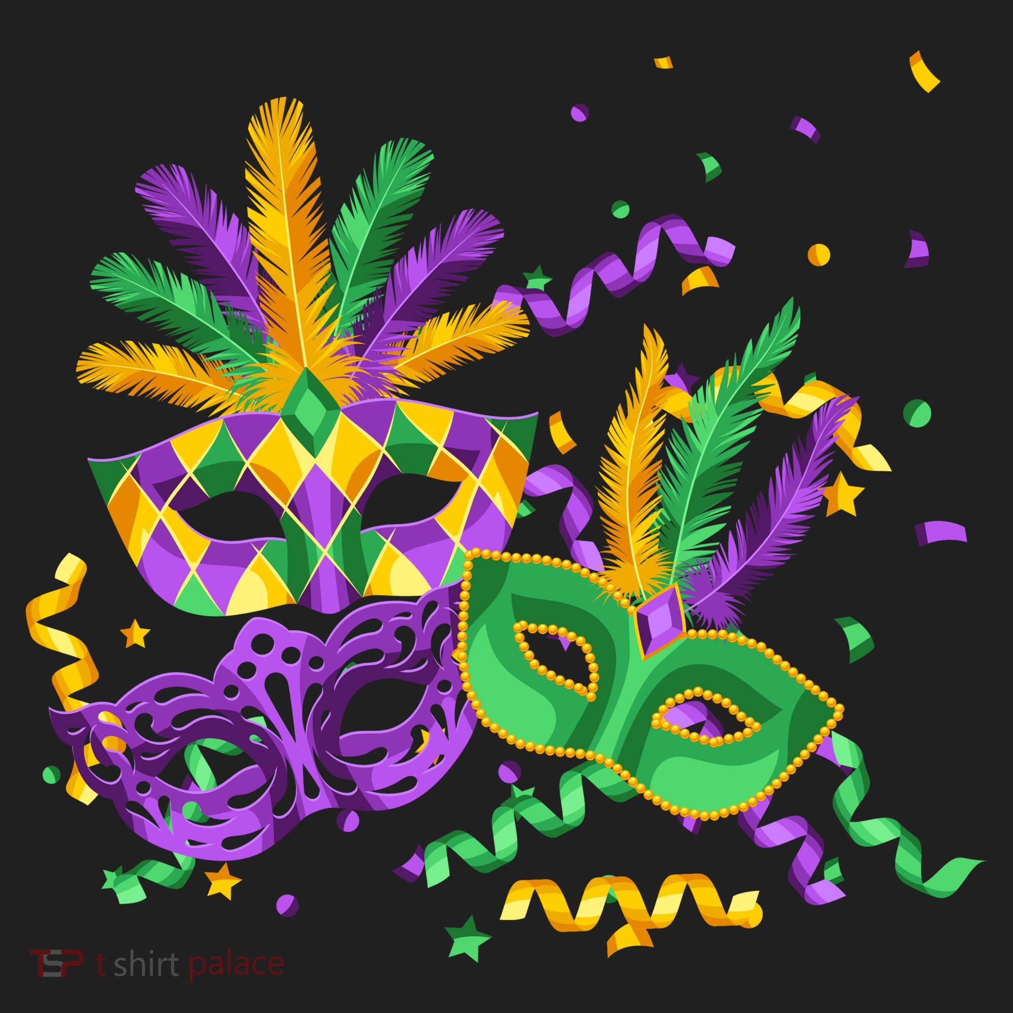Mardi Gras Carnival New Orleans Celebration Beanie