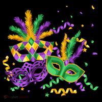 Mardi Gras Carnival New Orleans Celebration Mousepad thumb 1