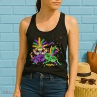 Mardi Gras Carnival New Orleans Celebration Women's Tank Top thumb 2