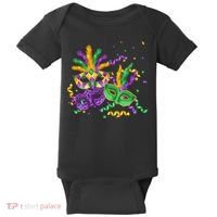 Mardi Gras Carnival New Orleans Celebration Baby Bodysuit thumb 0