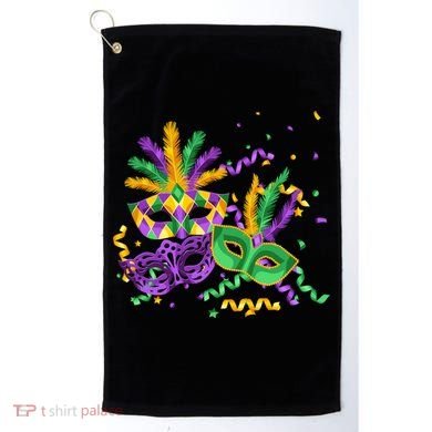 Mardi Gras Carnival New Orleans Celebration Golf Towel
