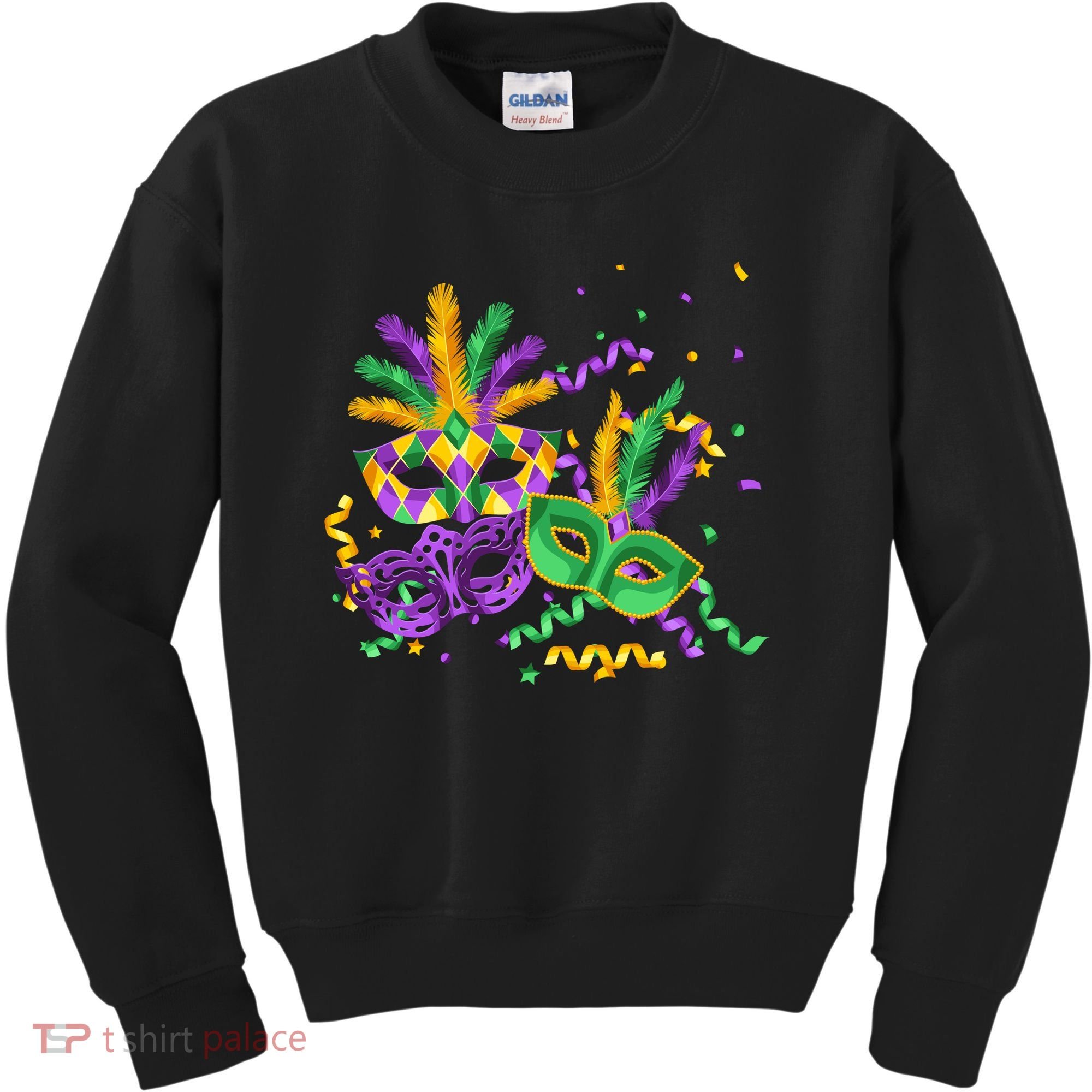 Mardi Gras Carnival New Orleans Celebration Kids Sweatshirt