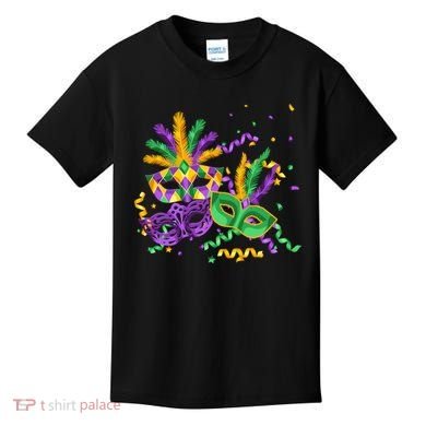 Mardi Gras Carnival New Orleans Celebration Kids T-Shirt
