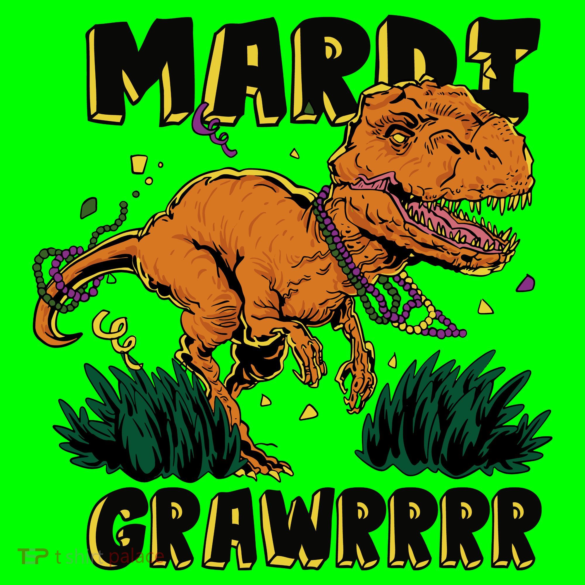 Mardi Gras Dinosaur Celebration Coaster