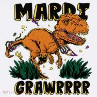 Mardi Gras Dinosaur Celebration Coffee Mug thumb 5