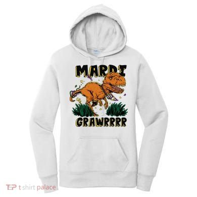 Mardi Gras Dinosaur Celebration Women's Hoodie