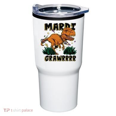 Mardi Gras Dinosaur Celebration Tumbler