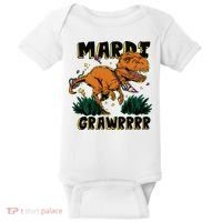Mardi Gras Dinosaur Celebration Baby Bodysuit thumb 0