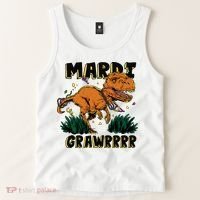 Mardi Gras Dinosaur Celebration Tank Top thumb 2
