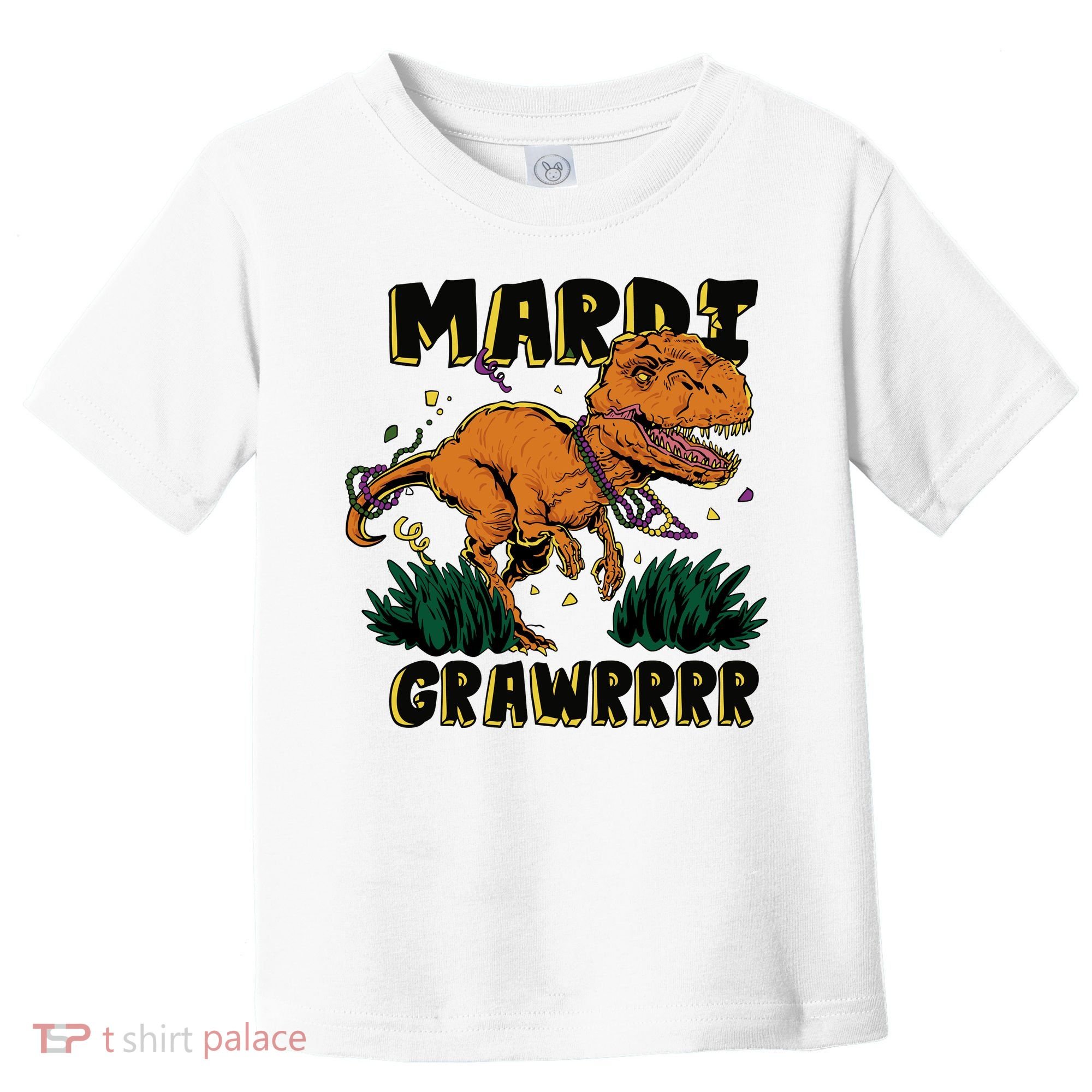 Mardi Gras Dinosaur Celebration Toddler T-Shirt