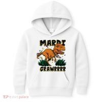 Mardi Gras Dinosaur Celebration Kids Hoodie thumb 0