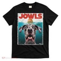 Merle Great Dane Jowls, Paws Top, Blue Eye Brown Dog Mom Dad T-Shirt thumb 0