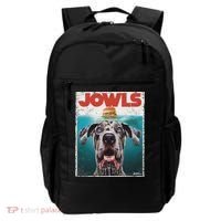 Merle Great Dane Jowls, Paws Top, Blue Eye Brown Dog Mom Dad Backpack thumb 0