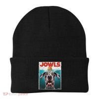 Merle Great Dane Jowls, Paws Top, Blue Eye Brown Dog Mom Dad Beanie thumb 0